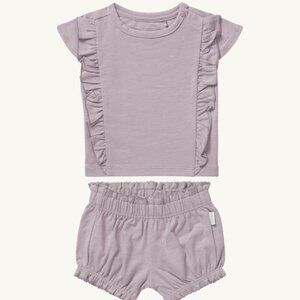 NWT - ORGANIC premium brand summer baby girl set​​​